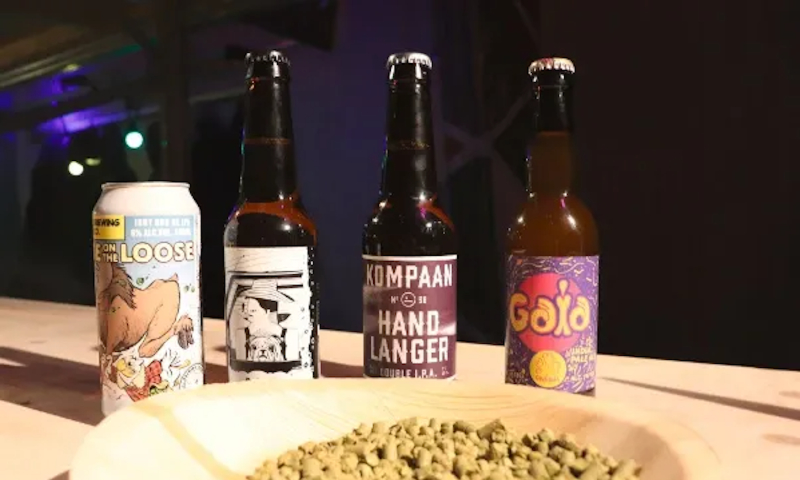 Nederlandse IPA's met hoppellets ervoor